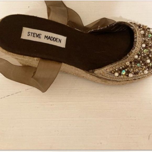 Steve Madden Bommbay Wedge Espadrille Sandals - Picture 4 of 6